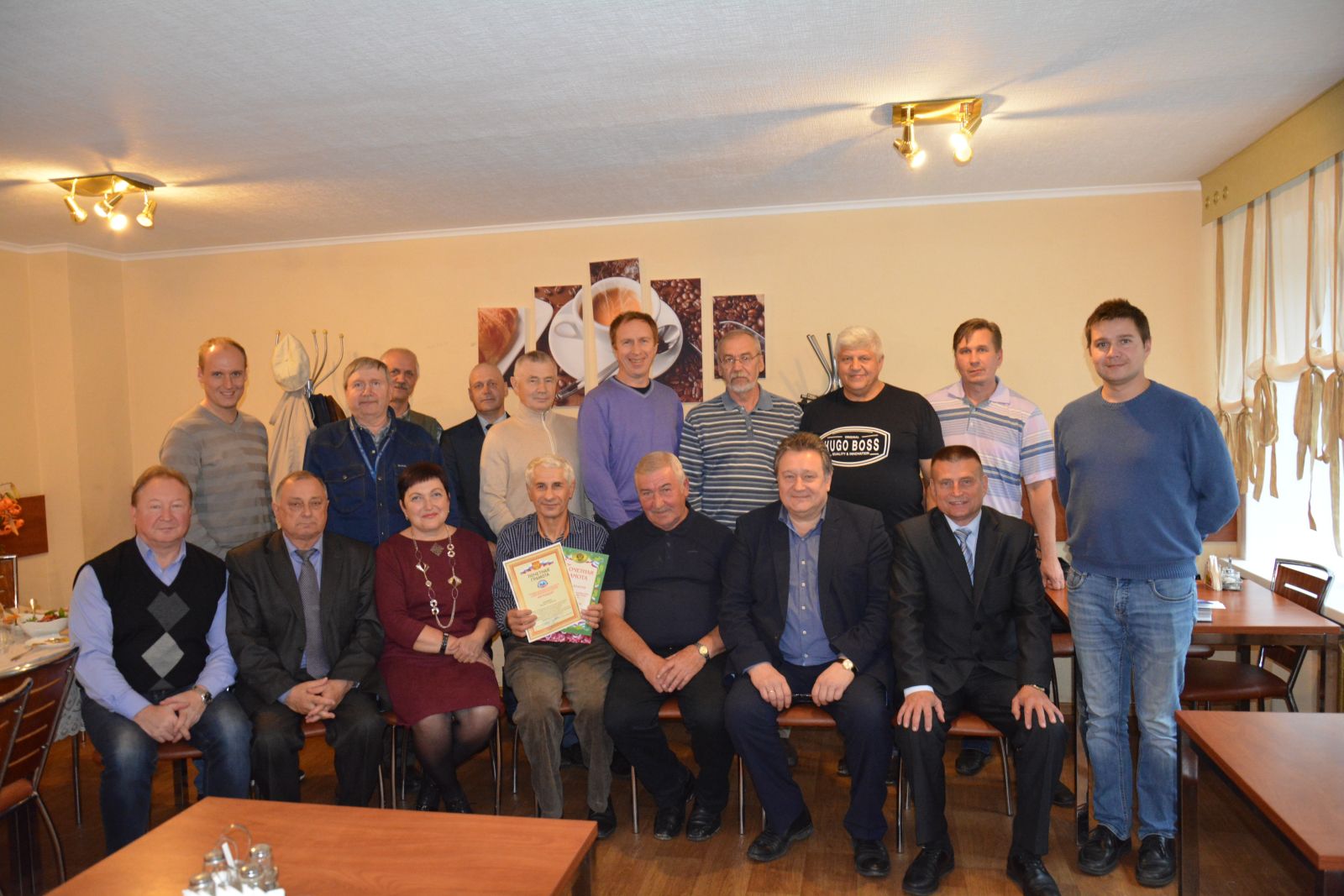 Проводы ветерана Поповича на заслуженный отдых.