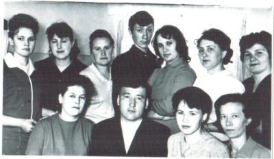 Астрахань. Работники радиобюро. Конец 1960-х.
