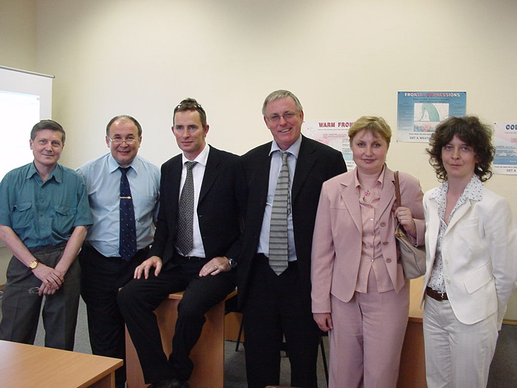 2006 г. Встреча в Институте аэронавигации с представителями образовательной организации Великобритании. Взаимодействие по вопросам в языковой подготовки персонала ОВД.