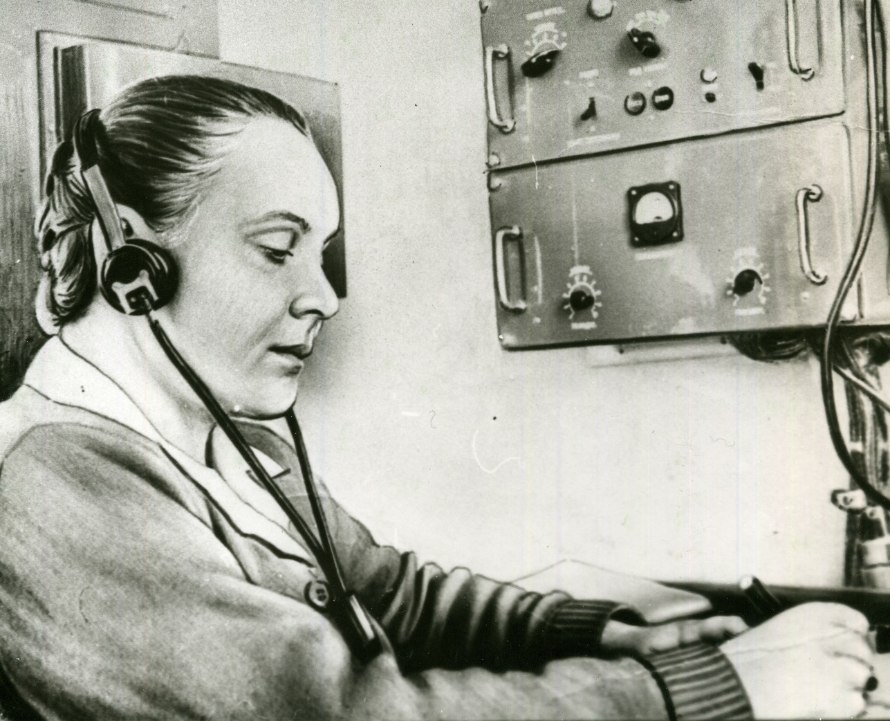 1950 г. Анисимова Римма Михайловна (снимок для газеты «Крылья Советов», 1950 г.)